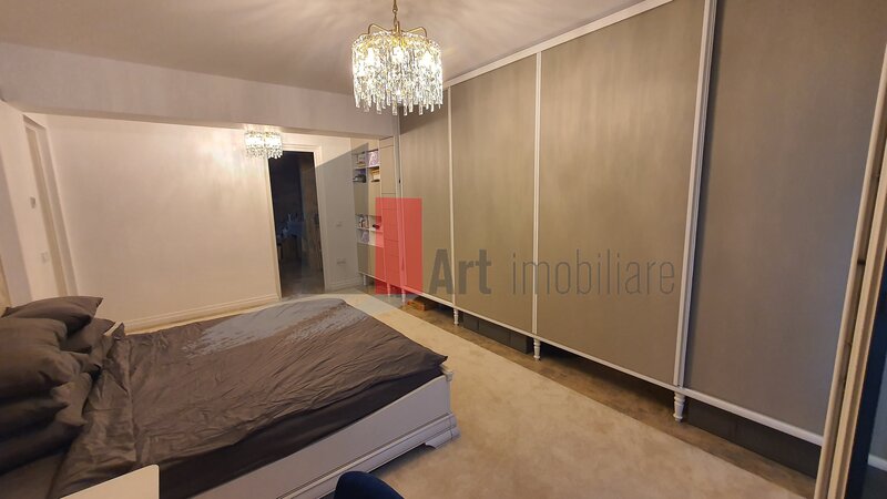 Straulesti, apartament spatios 147 mp, 4 camere, 2 bai, mobilat si utilat complet,