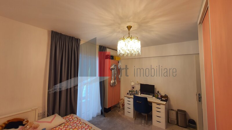 Straulesti, apartament spatios 147 mp, 4 camere, 2 bai, mobilat si utilat complet,