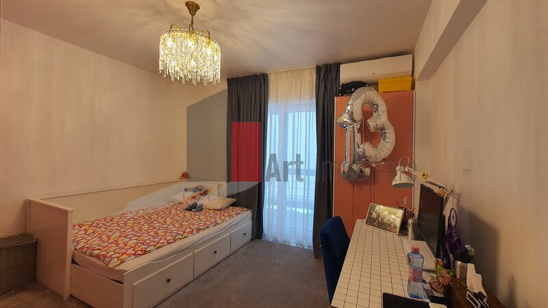 Straulesti, apartament spatios 147 mp, 4 camere, 2 bai, mobilat si utilat complet,